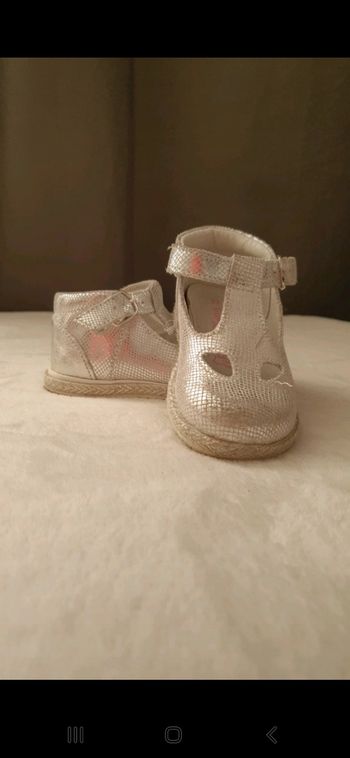 Derbie argenté fille