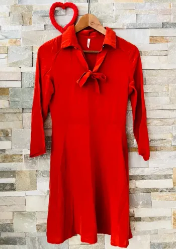 Robe élégante couleur rouille femme icode by ikks