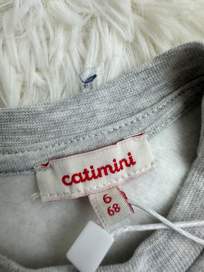 🧶 Sweat multicolore Catimini – Taille 6 mois - photo numéro 3