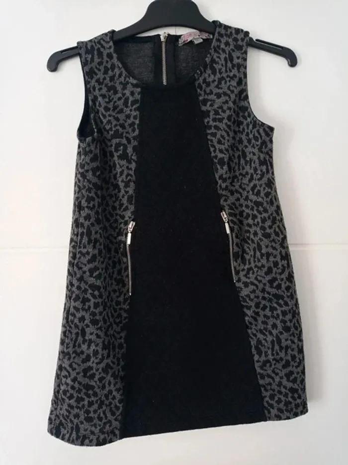 Robe noire et grise Zoé and Co 5 ans
