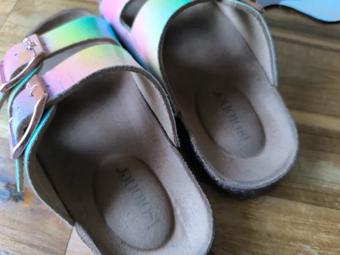 Sandales fille irisées taille 26/27 - photo numéro 5
