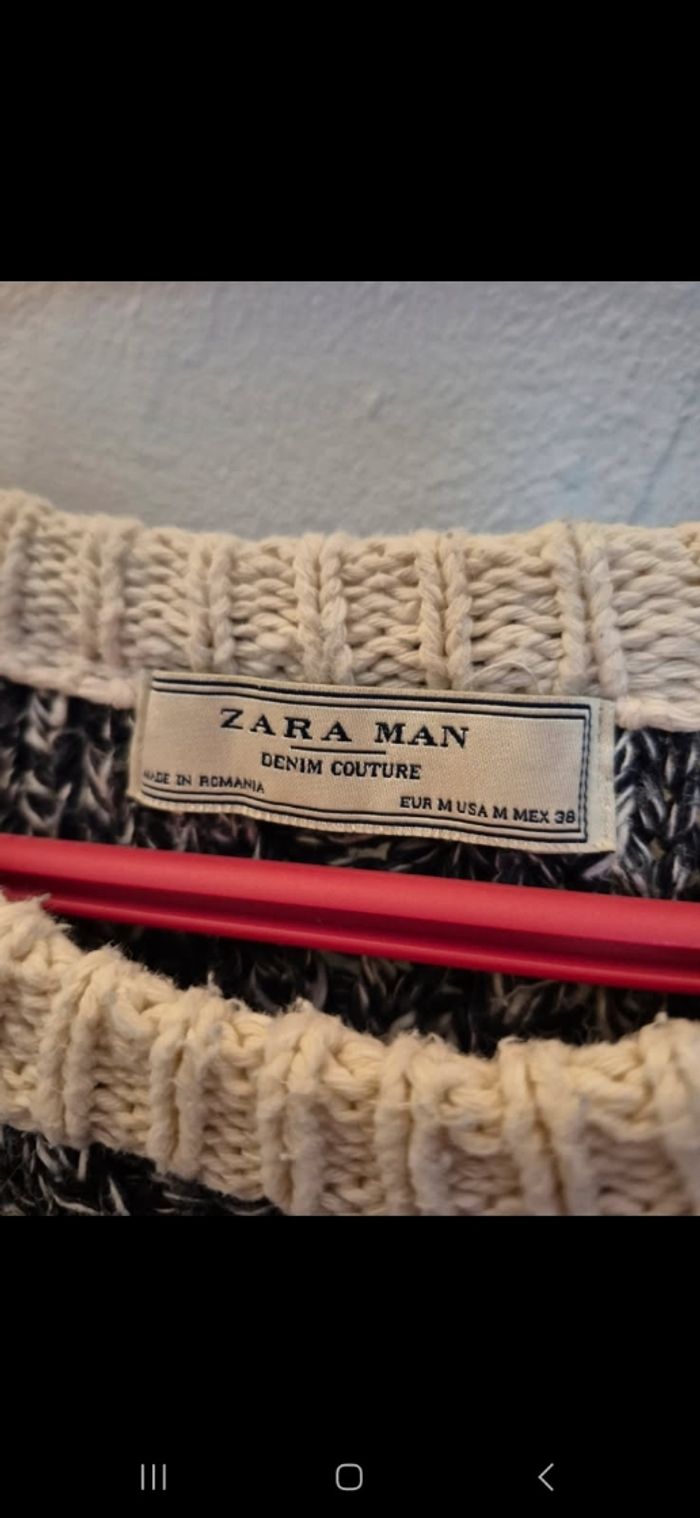 Pull grosses mailles torsadées zara - photo numéro 3