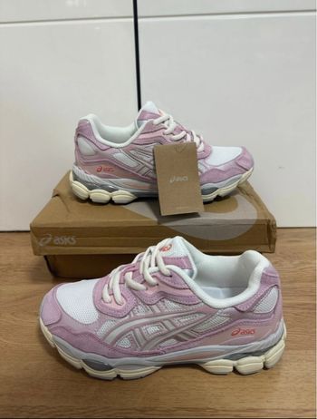 💗🤍 Baskets ASICS rose & blanc – neuves avec boîte – T.39 💗🤍
