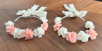 Diadème fleurs cérémonie