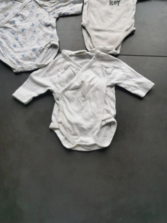 Lot de 3 bodys naissance - photo numéro 2