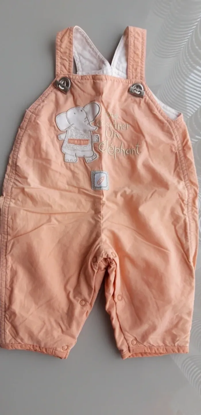Combinaison orange 6 mois