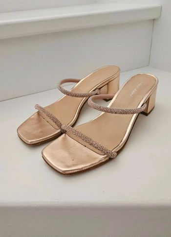 Mules Andrea Sabatini or rose strass – T39 – made in Italy