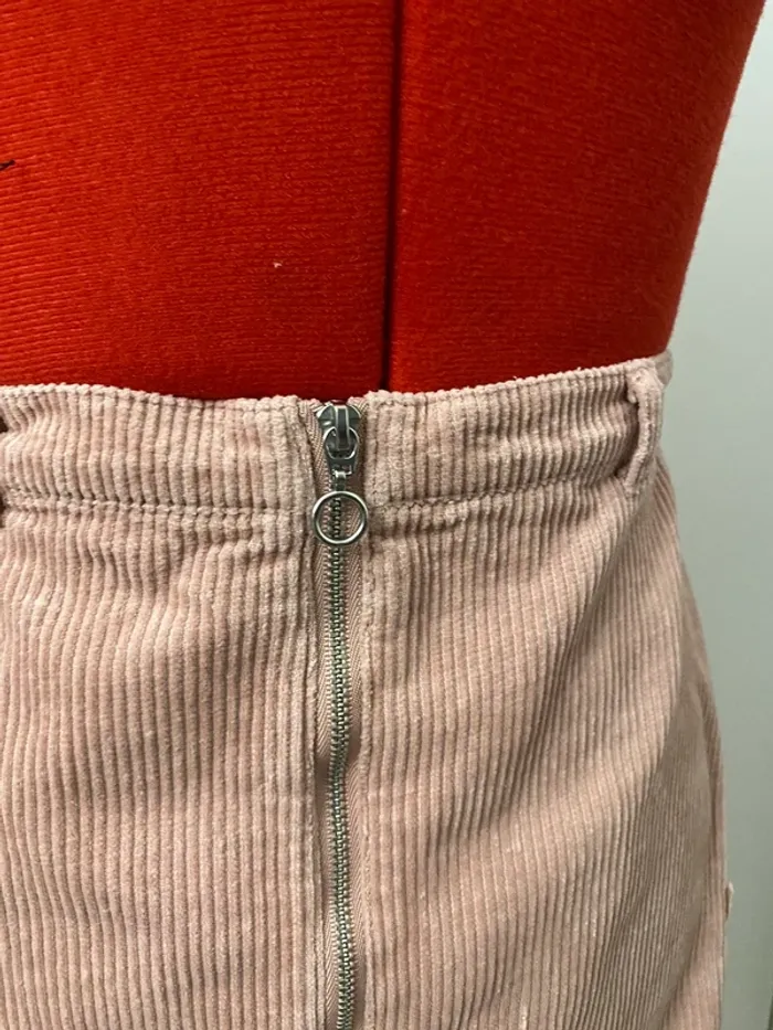Jupe velours côtelé rose Denim co - photo numéro 4