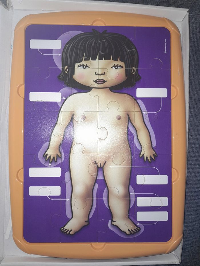 Miniland educational - puzzle schéma corporel inclusif fille / garçon - photo numéro 6