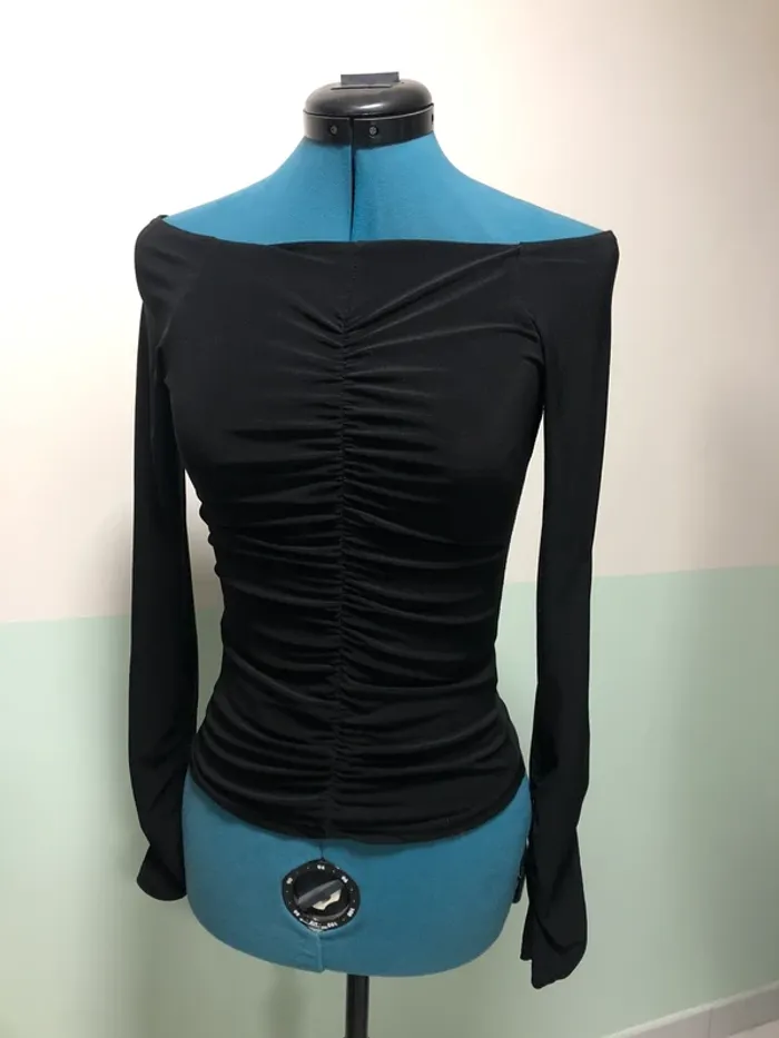 Pull léger noir Cécilia taille S Y2K vintage rétro