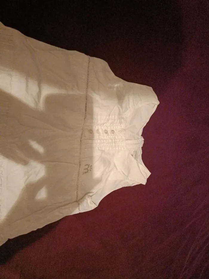 Robe Marèse 10 ans blanche - photo numéro 2