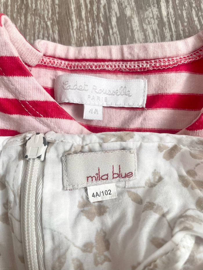 Lot de 2 robes en coton 4 ans - photo numéro 10