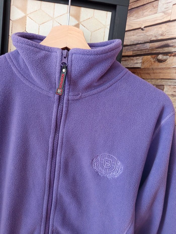 Veste polaire chaud violet - photo numéro 2