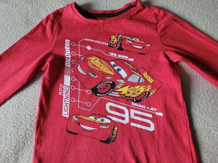 T-shirt manches longues cars 98 cm - photo numéro 4