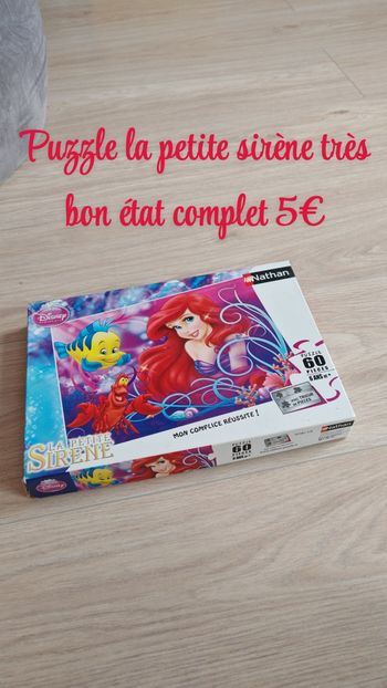 Puzzle la petite sirène Complet 