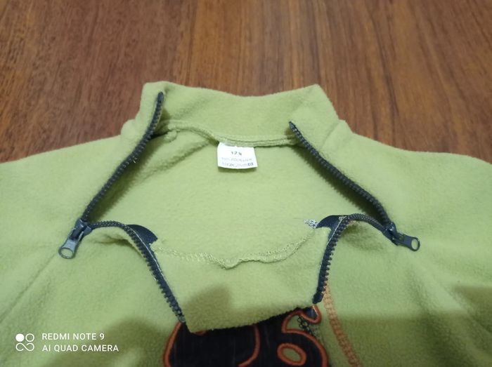 Pull-over polaire garçon, taille 12 mois, NEUF - photo numéro 2