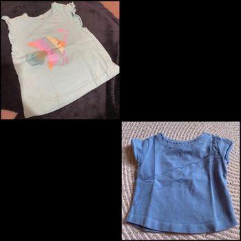 Lot de 2 t-shirt / Taille 6 mois