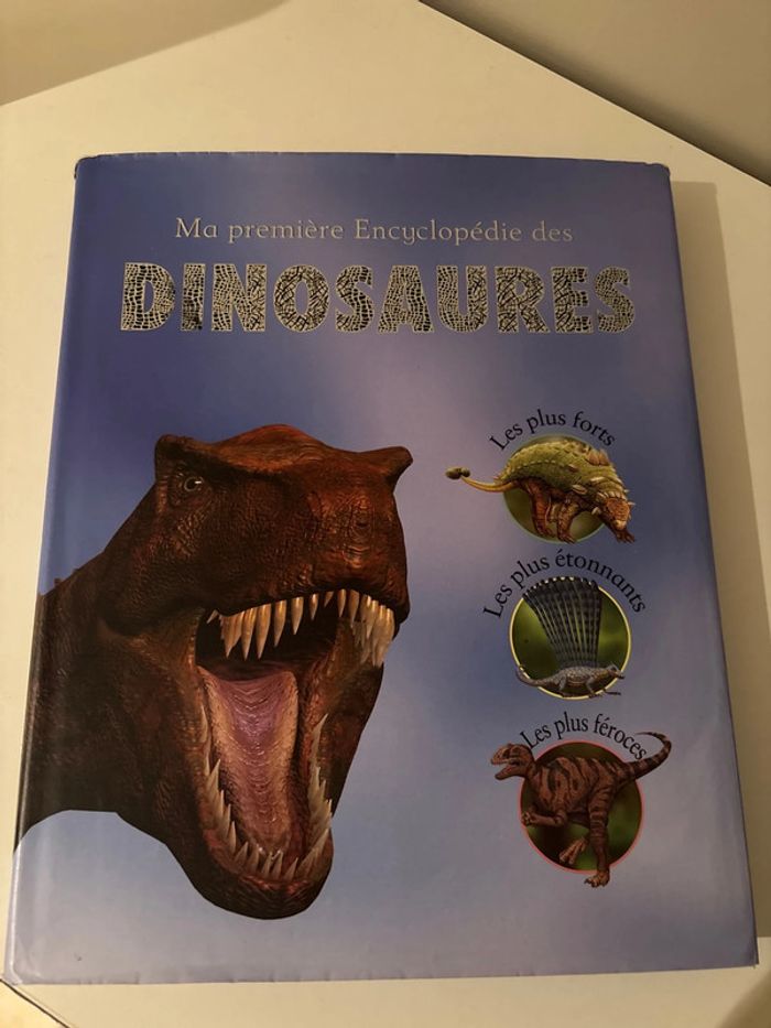Livre ma première encyclopédie des dinosaures enfants neuf