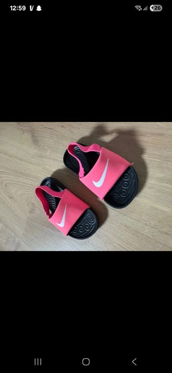 🌸 Claquettes Nike bébé roses 🌸