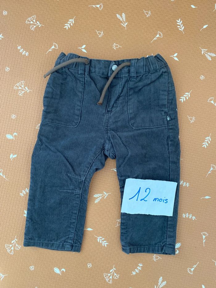 Pantalon velours 12 mois