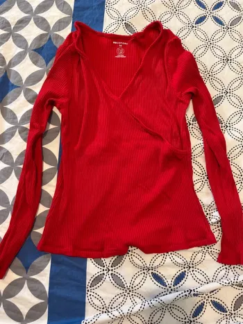 Cache cœur rouge camaïeu