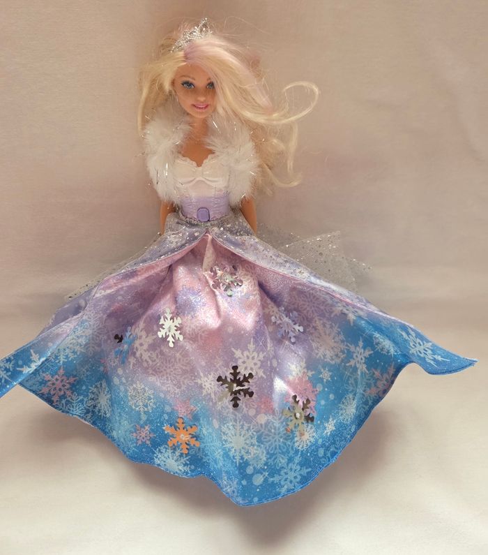 Poupée mannequin Barbie Dreamtopia princesse flocons- Mattel - photo numéro 2