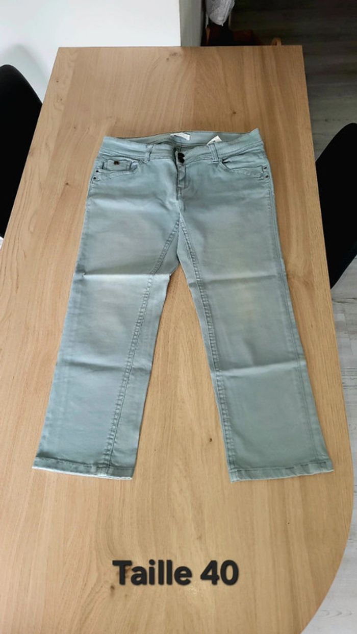 🟣 Pantacourt Vert d'eau dn 40 🟣 - photo numéro 7