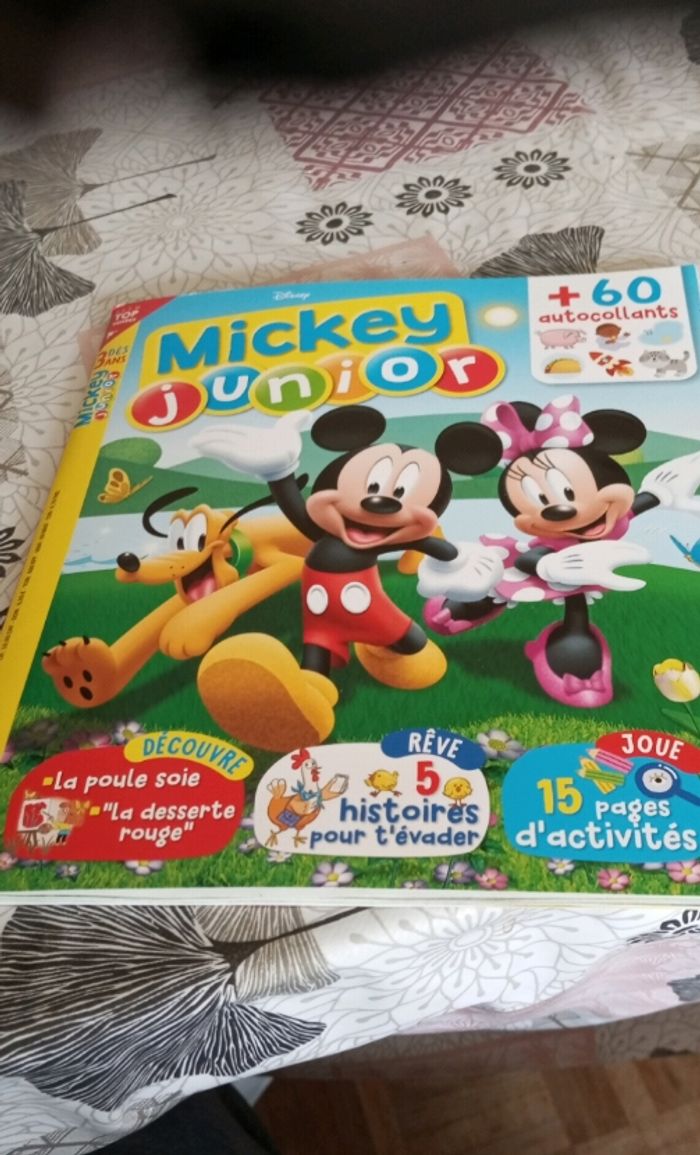 Lot de 5 magazines Mickey junior