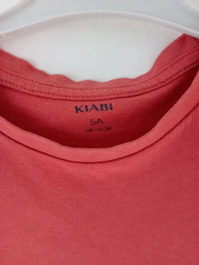 T-shirt rouge 5 ans Kiabi - photo numéro 8