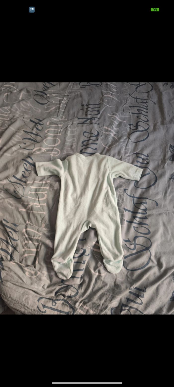 Pijama 1/3 mois neuf - photo numéro 2