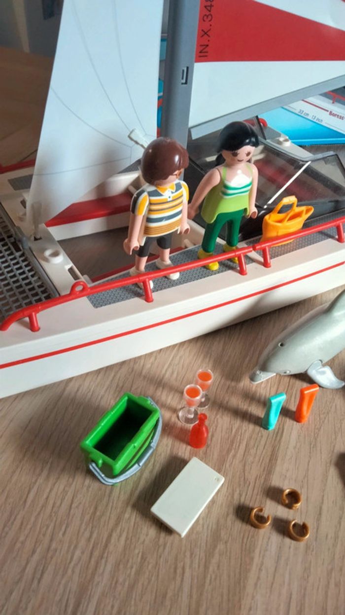 Playmobil bateau qui va dans l'eau - photo numéro 5