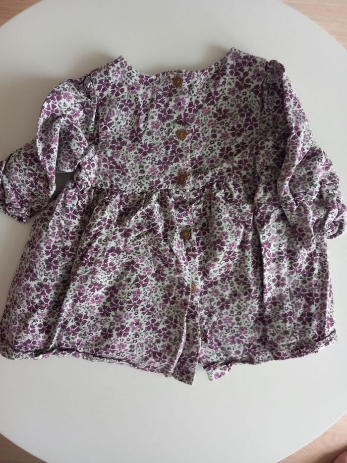 Robe violette  à fleurs Sergent Major - photo numéro 3