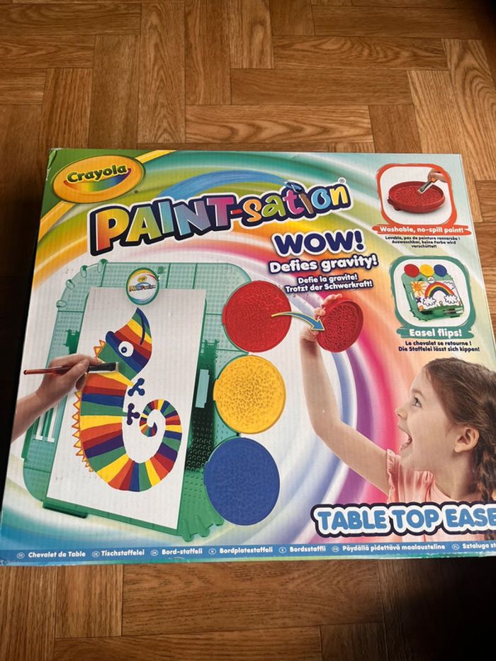 Chevalet de table paint station crayola