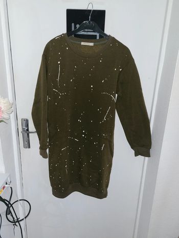 Robe pull kaki