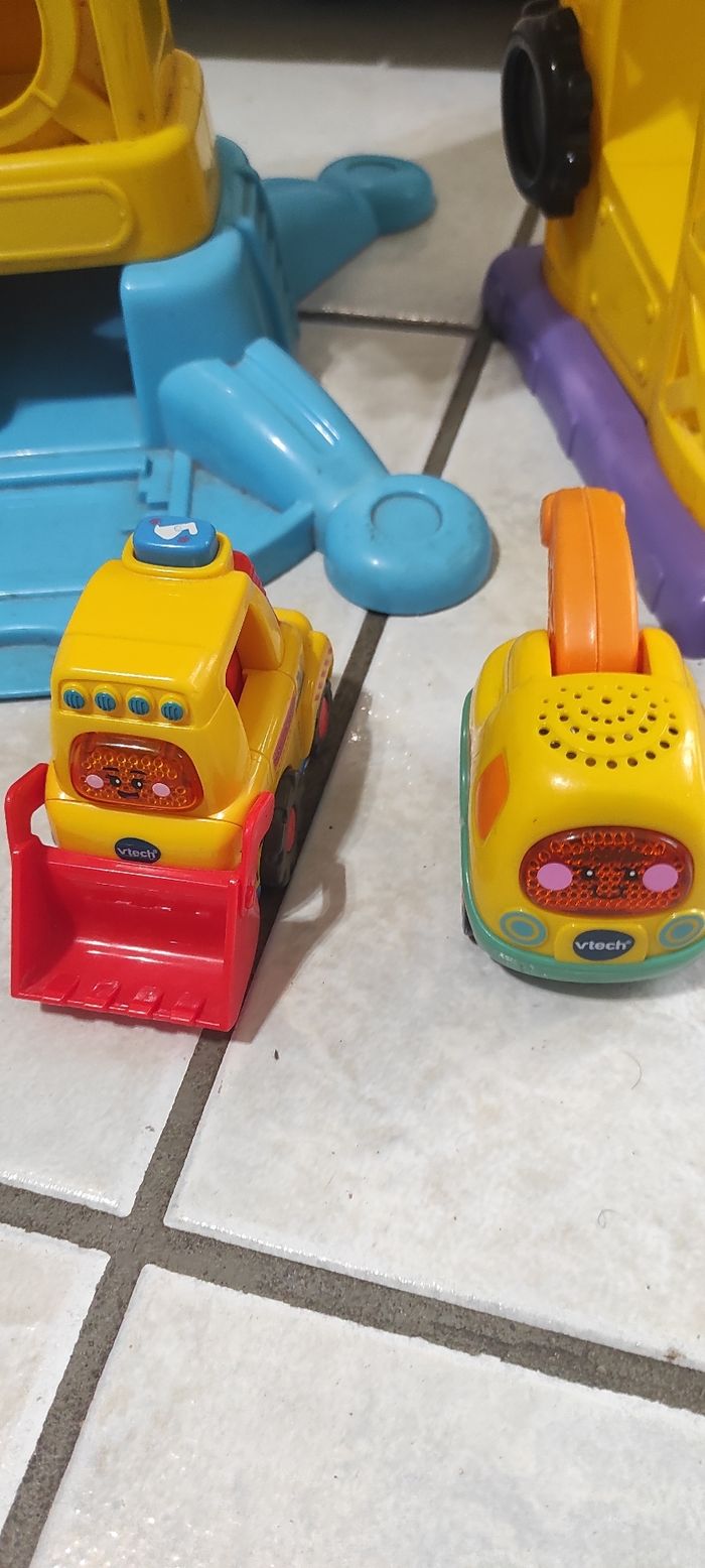 Jeux gru de chantier et 2 engins