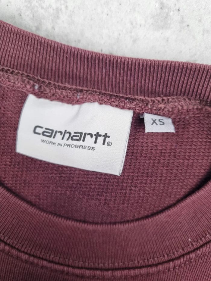 Sweat Carhartt bordeaux, XS Hommes - photo numéro 5