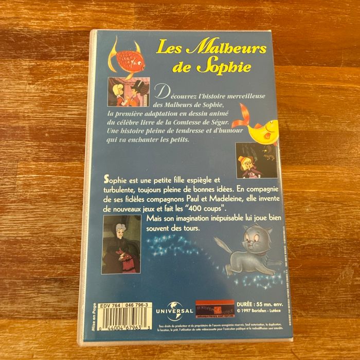 Cassette vhs les malheurs de Sophie - photo numéro 2