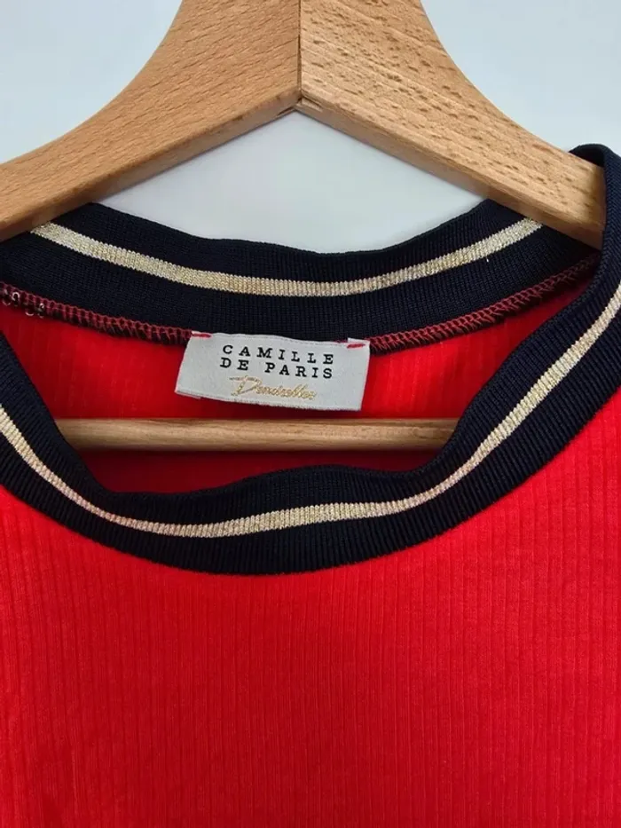 Tee shirt rouge - photo numéro 3