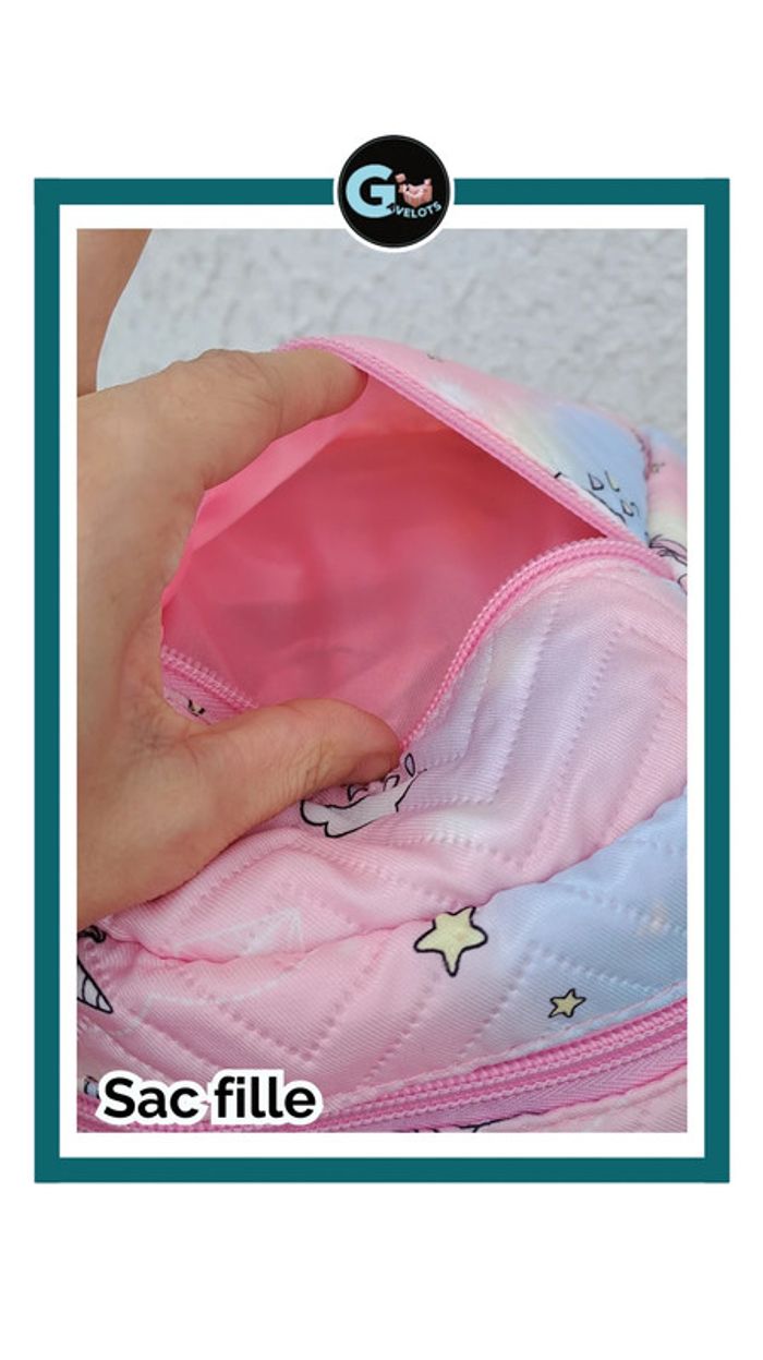 🦚Sac à dos fille - photo numéro 4
