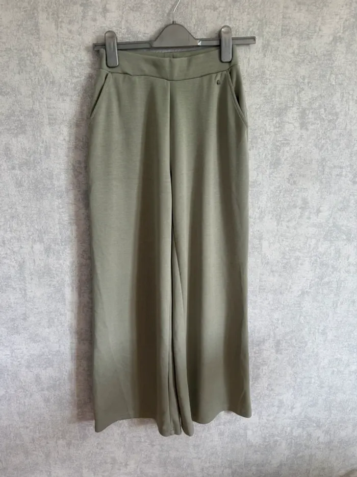 pantalon jogging à jambes large vert clair C&A