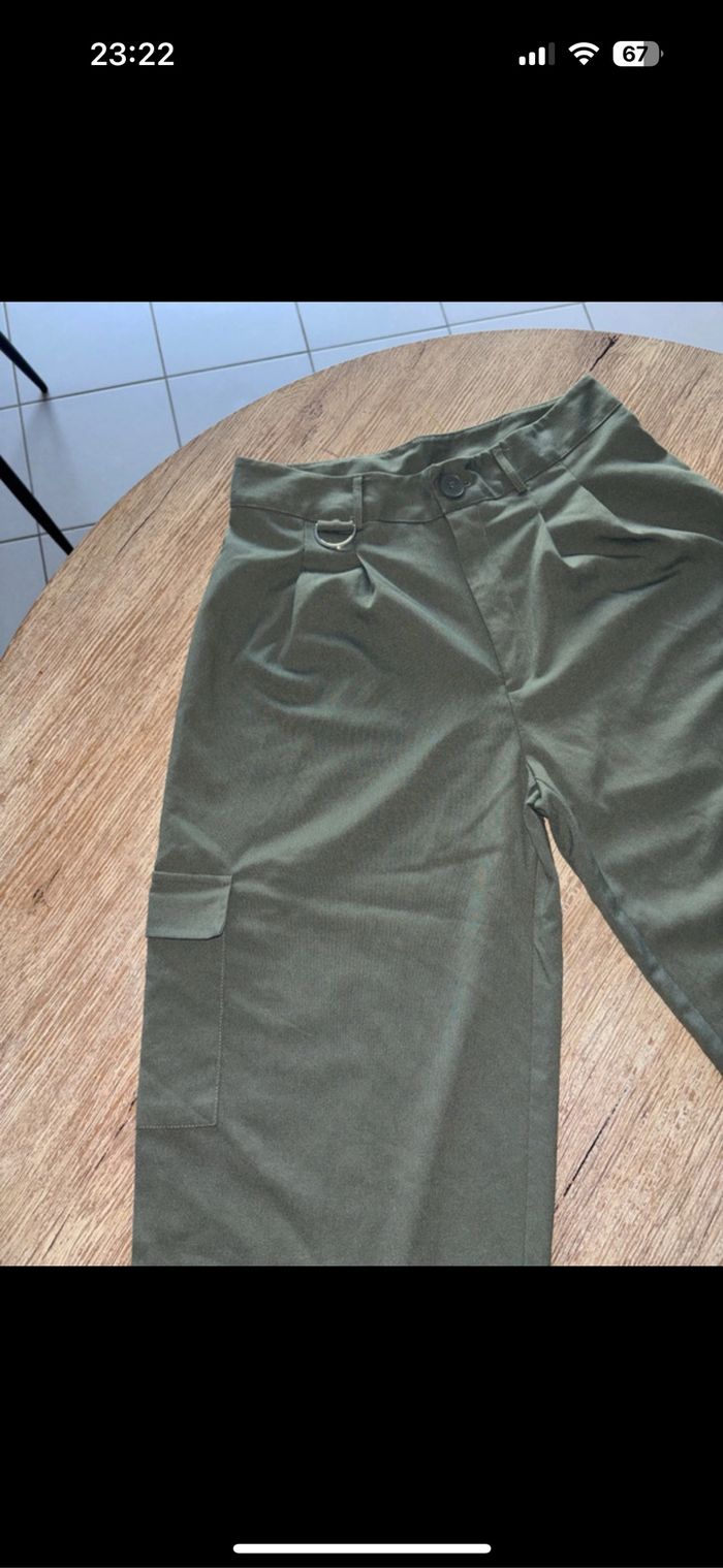 Pantalon cargo à jambes larges - photo numéro 2