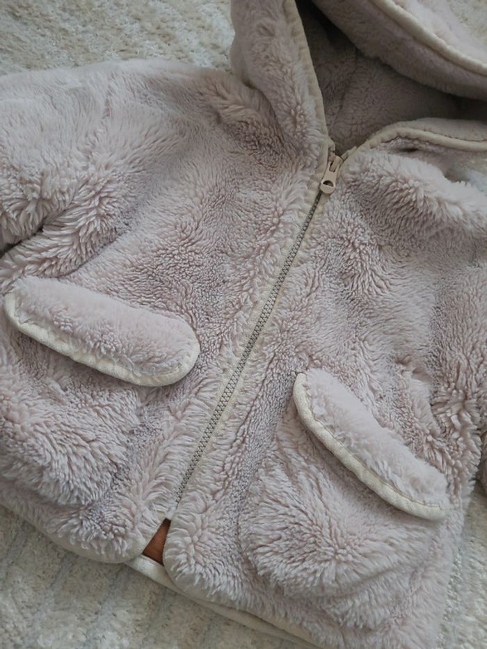 Manteau fourrure bébé fille - photo numéro 2