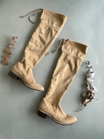 Bottes beige cuir Pedro Miralles 38
