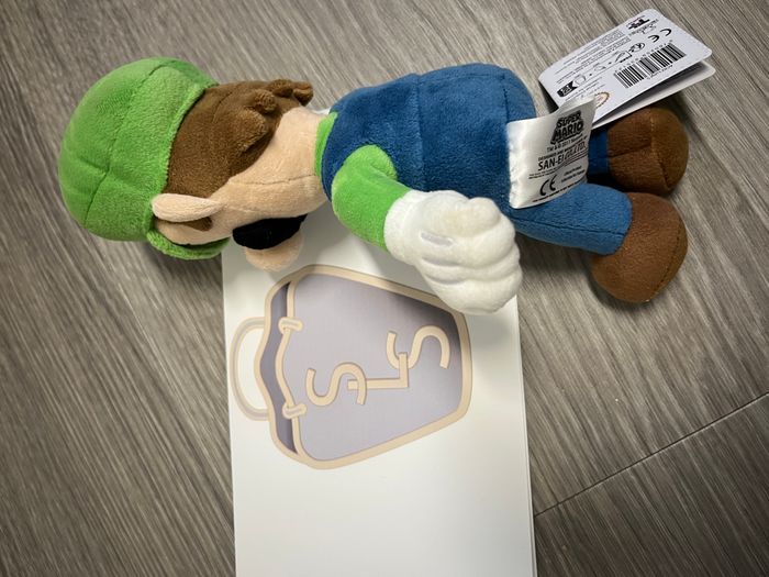 Super Mario - Peluche Luigi - photo numéro 4