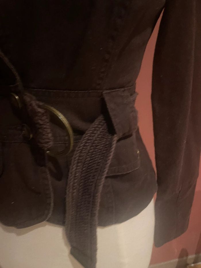 Veste courte marron T36 - photo numéro 8