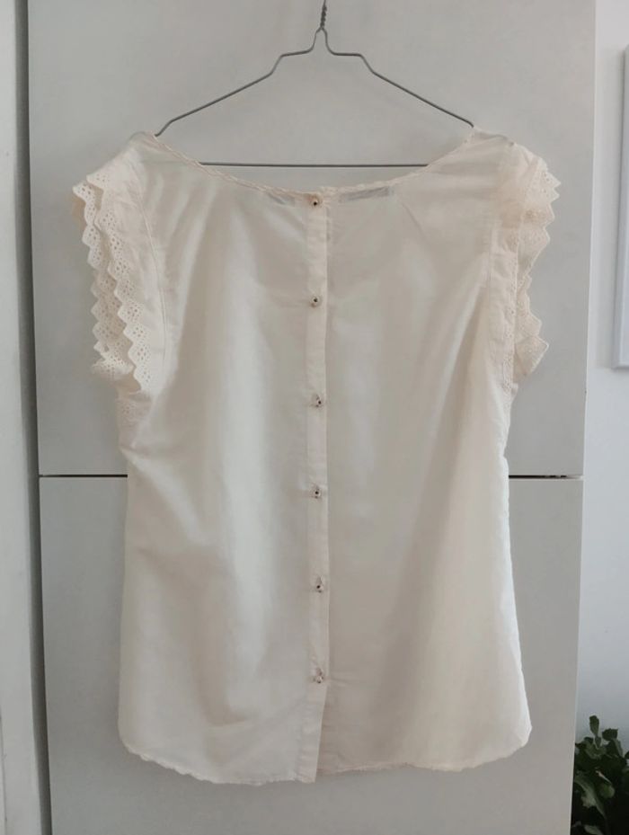 Blouse Écrue broderies maison scotch "la femme selon Marie" - photo numéro 10