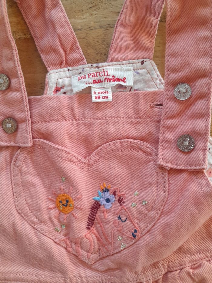 Salopette brodée 6 mois - photo numéro 2