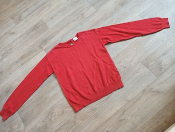 pull 10 ans tape à l'oeil neuf rouge fille magnique doux belle qualité