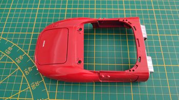 Carcasse avec coffre pièce miniature Bburago Burago Jaguar type E 1961 1/18 1/18e 1/18ème #C64