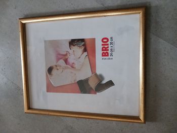 cadre doré 24 x 30 cm Brio